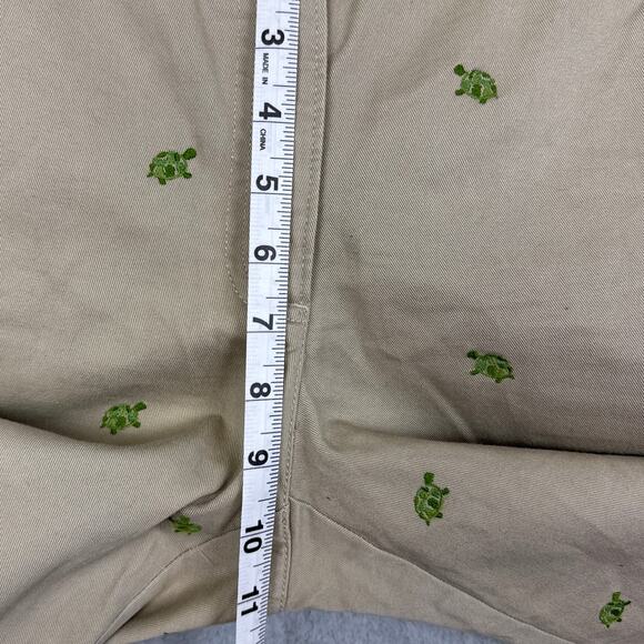 J.Crew Women’s Cropped Wide Leg Chino's Embroidered Turtles Size 8 - Picture 4 of 10